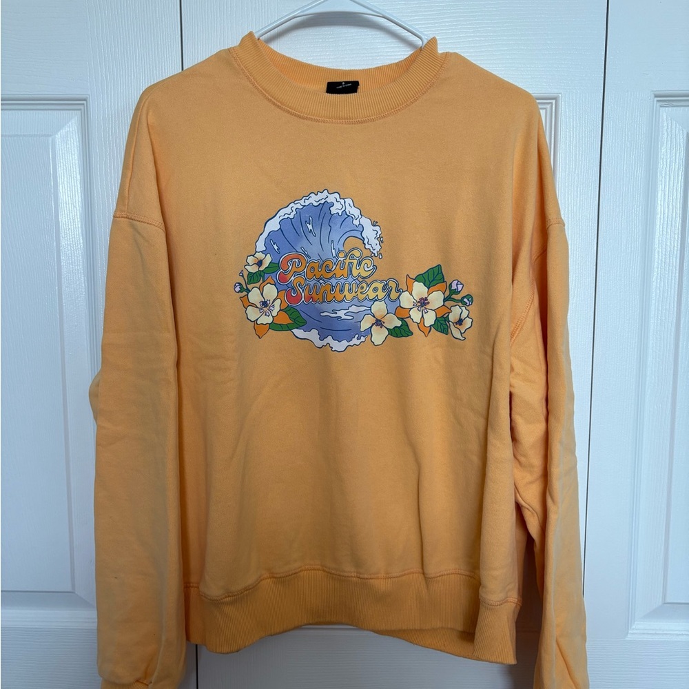 Pacific Sunwear Orange Sweatshirt